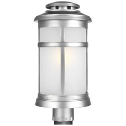 Newport 18 1/2&quot;H Painted Brushed Steel Outdoor Post Light