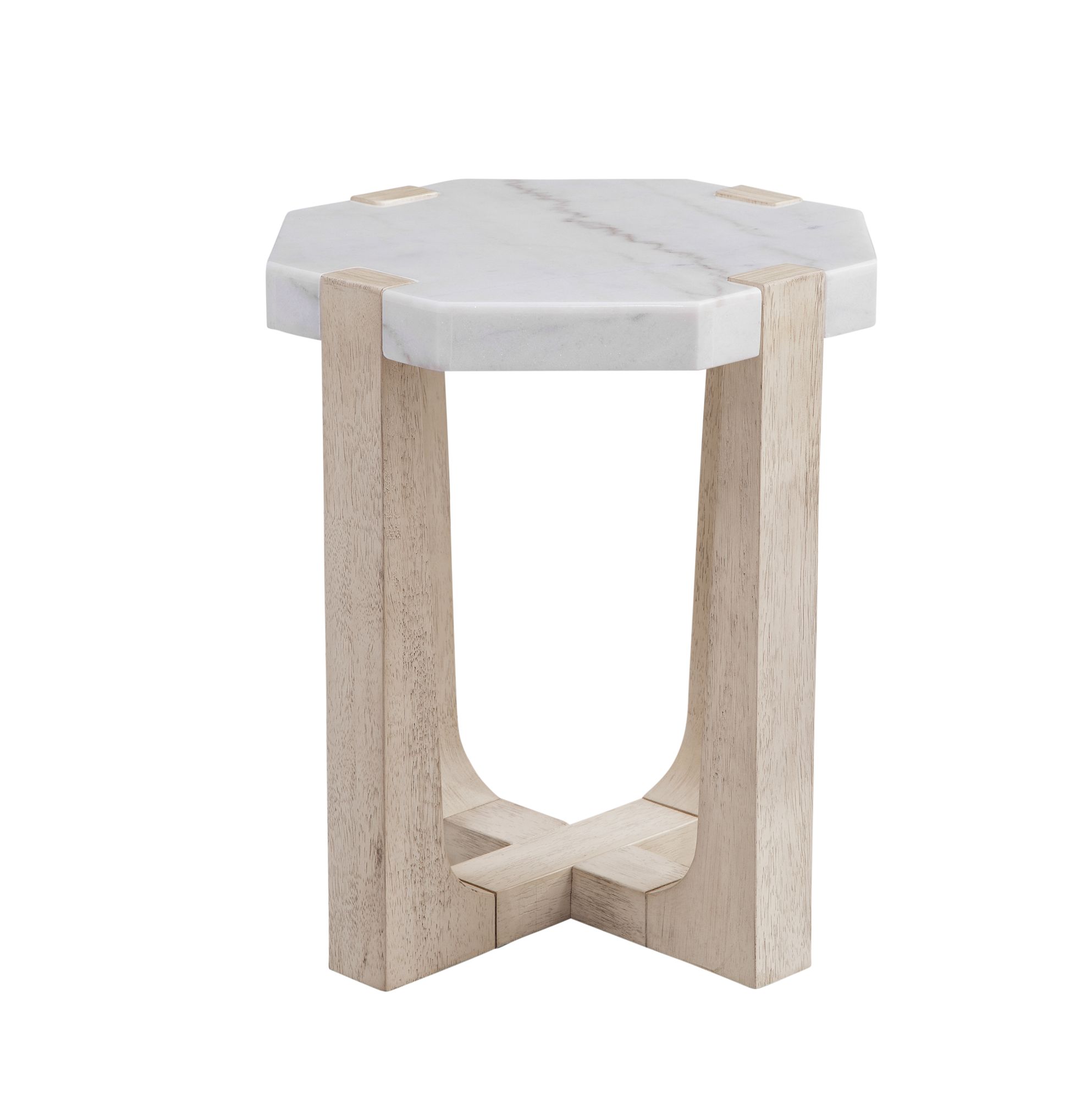 Image 5 Newport 22" White Marble Scatter Table more views