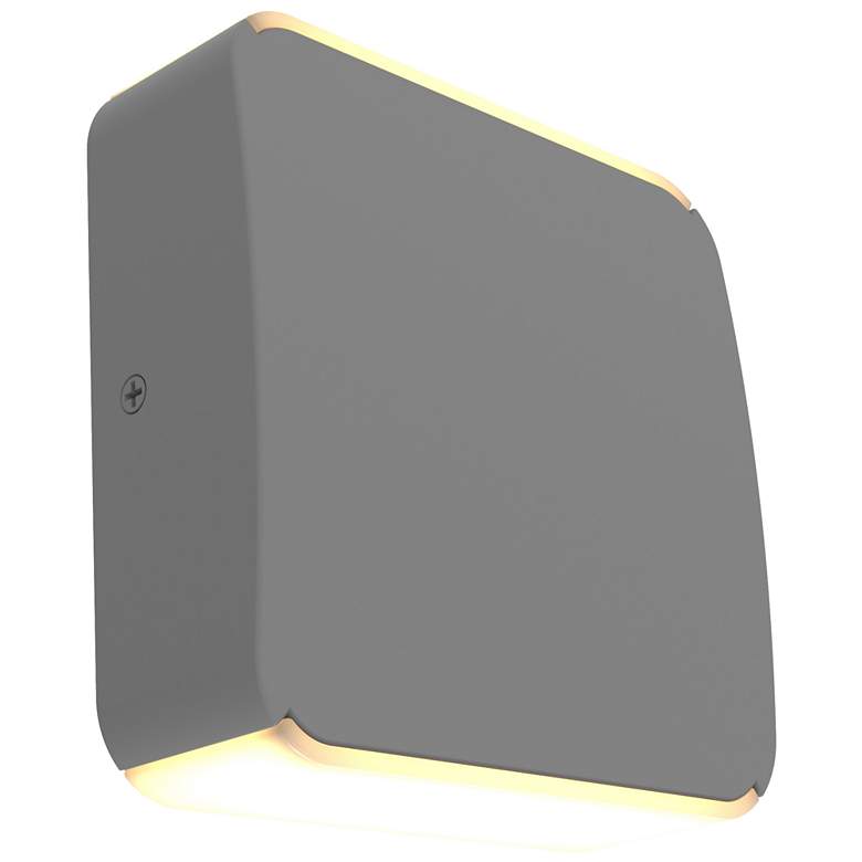 Image 1 Newport 5.5 inch Bi-Directional Satin LED Outdoor Wall Sconce