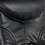 3_Newport Black and Natural Wood 2-Piece Recliner and Table Set more views