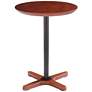 6_Newport Black and Natural Wood 2-Piece Recliner and Table Set more views