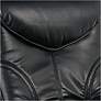 2_Newport Black Bonded Leather Swivel Recliners and Ottomans Set of 2 more views
