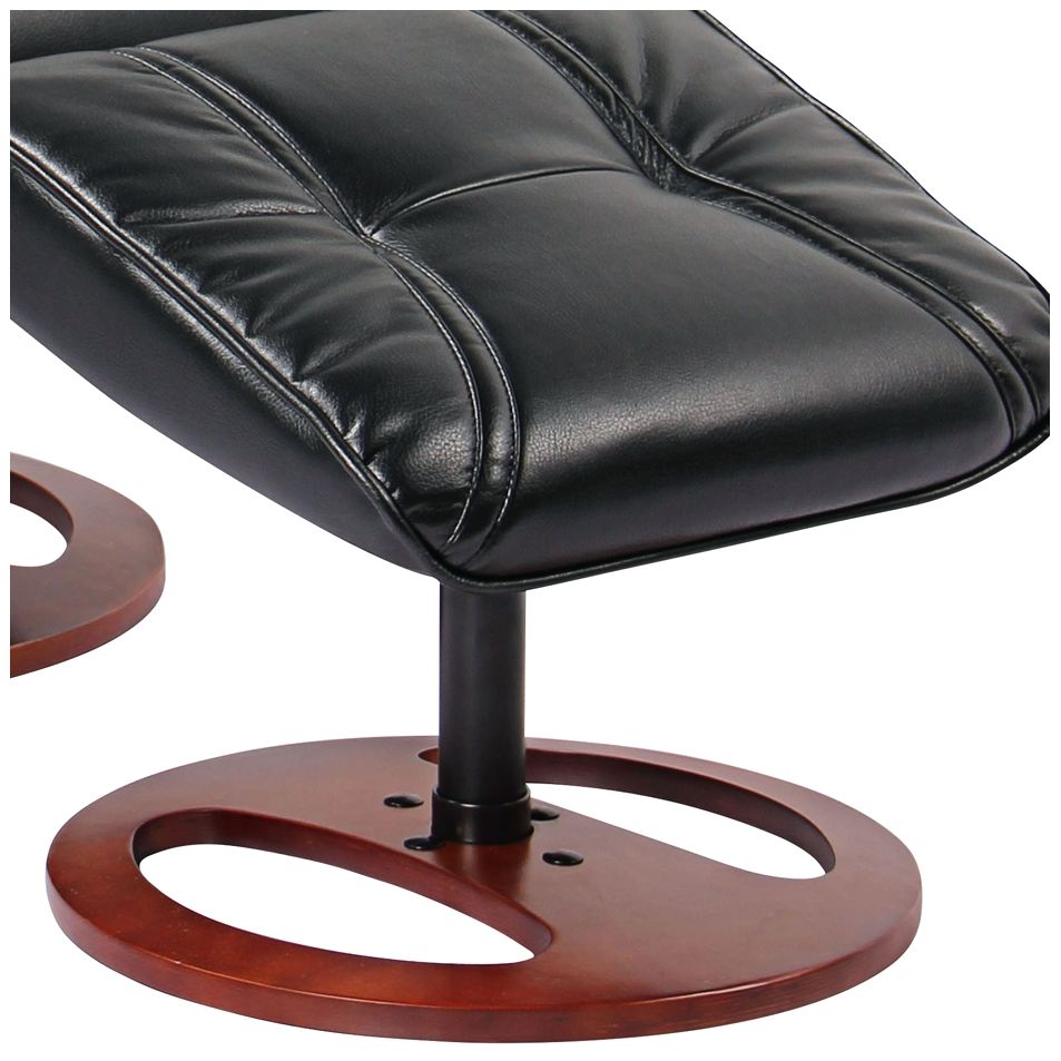 benchmaster newport swivel recliner and slanted ottoman