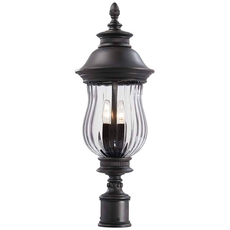Image 1 Newport Collection 27 7/8" High Post Mount Lantern