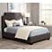 Newport Graphite Linen Hand-Crafted Upholstered Bed