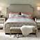 Newport Natural Linen Hand-Crafted Upholstered Bed