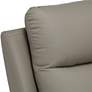 Newport Taupe Faux Leather Recliner Chair