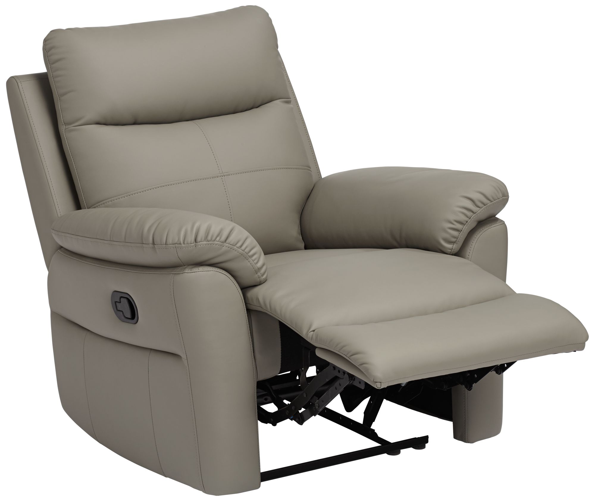 newport taupe swivel recliner