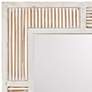 Newport White Washed Light Brown 25 1/4" Square Wall Mirror