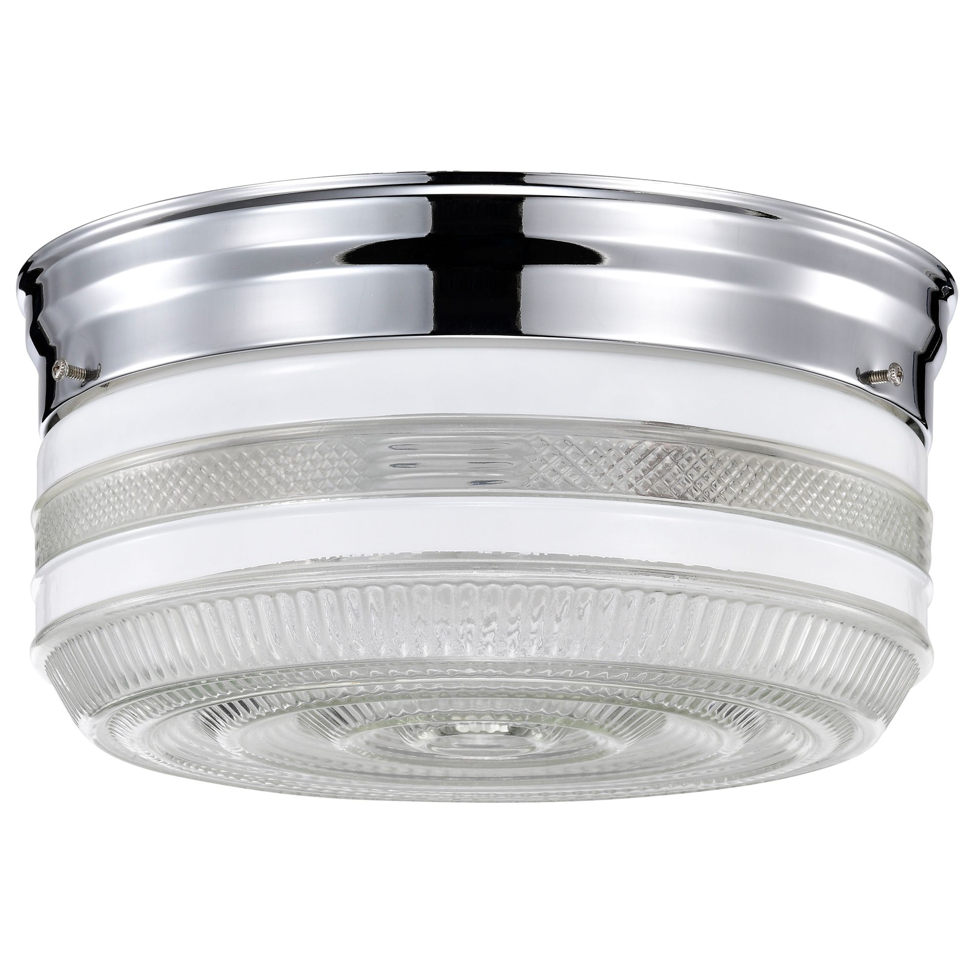 Image 4 Newsom 10" Wide Polished Chrome Drum Ceiling Light more views