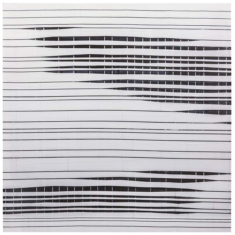 Image 1 Newspaper Print - Painted Glossy Abstract Print - Multi-Color