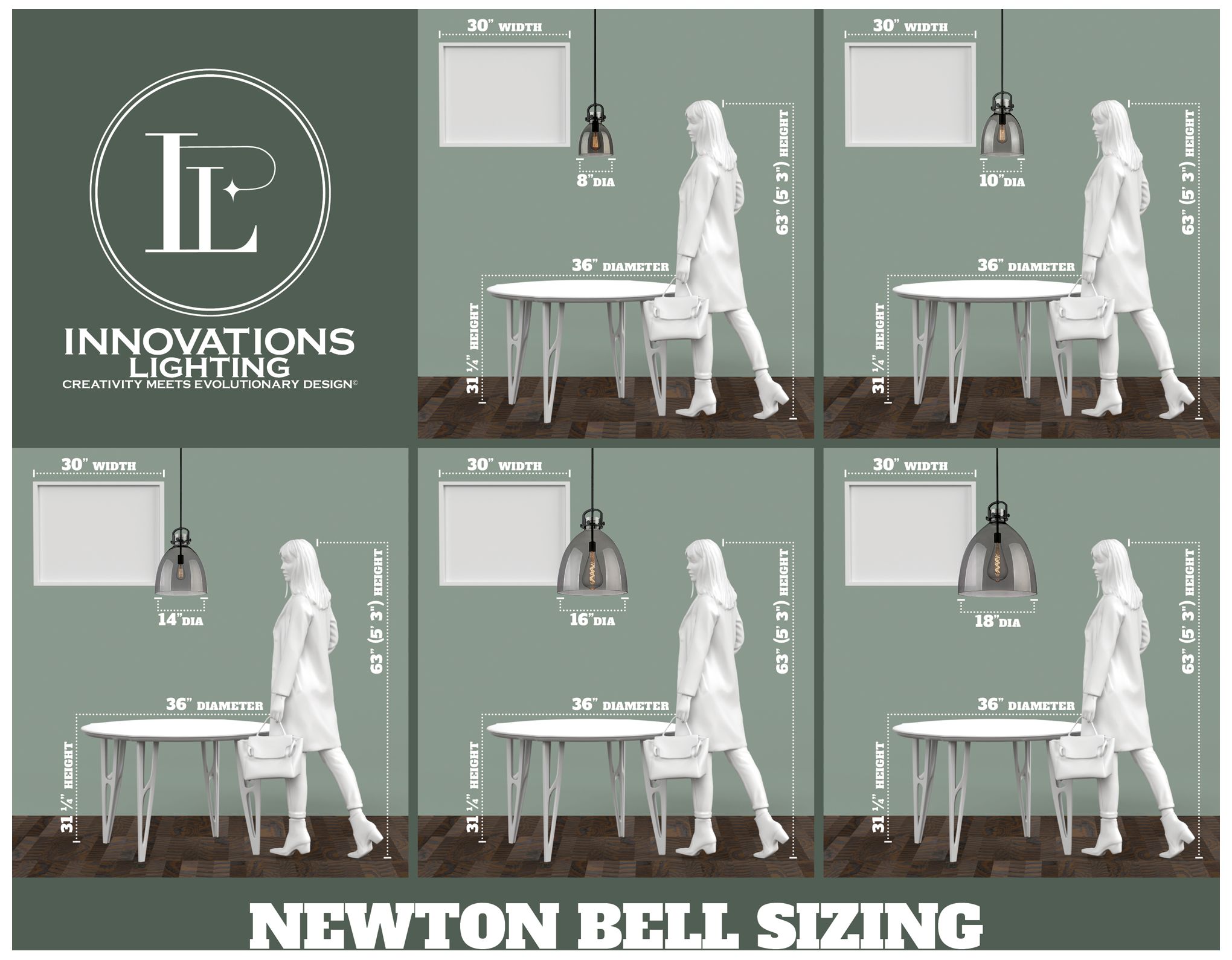 Image 4 Newton Bell 10" Wide Brushed Brass Cord Hung Pendant With Seedy Glass  more views