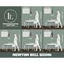 4_Newton Bell 20 3/4"W Brass and Clear Glass 3-Light Pendant more views