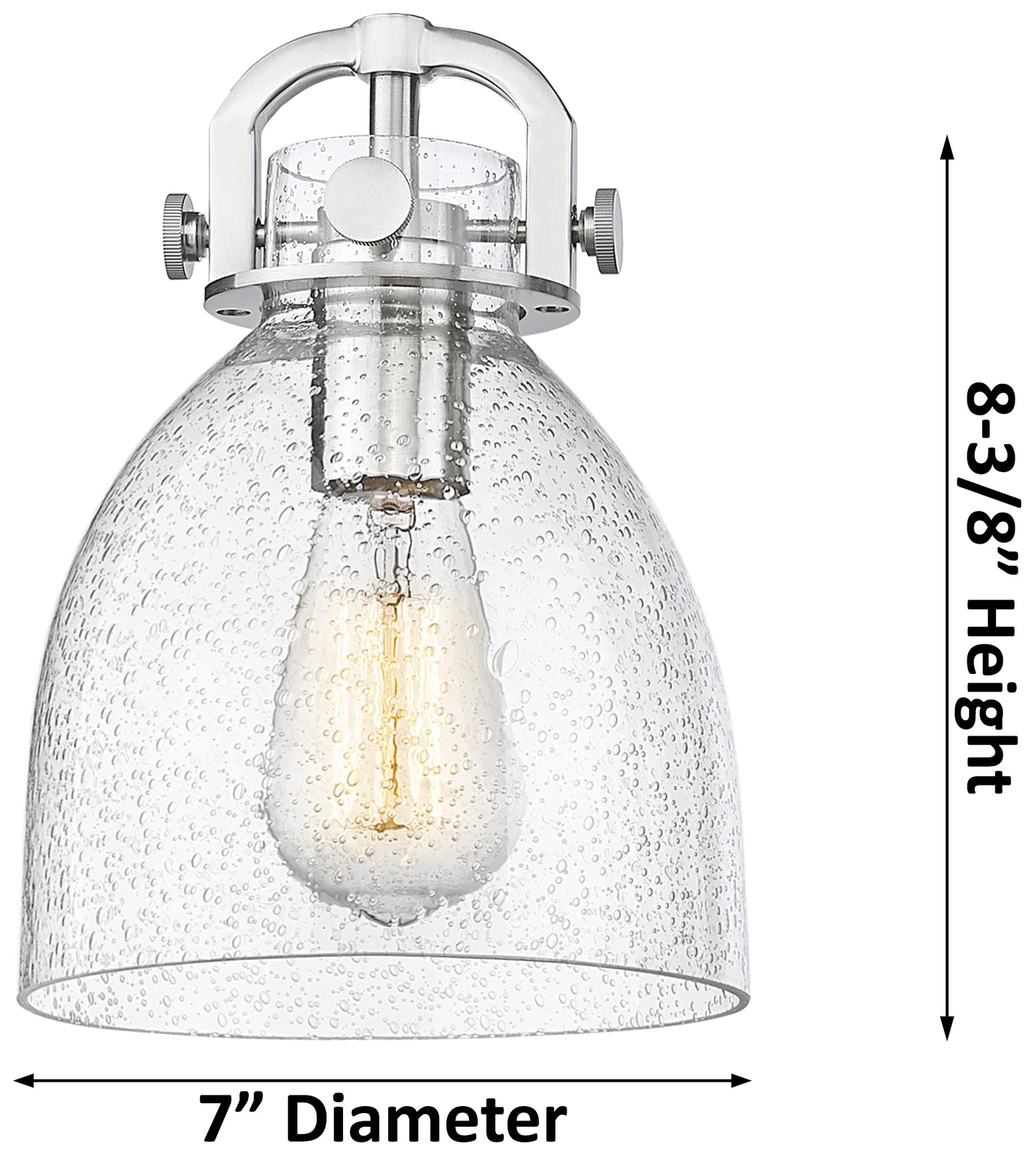 Image 2 Newton Bell 26"W 6 Light Brushed Brass Stem Chandelier With White Shade more views