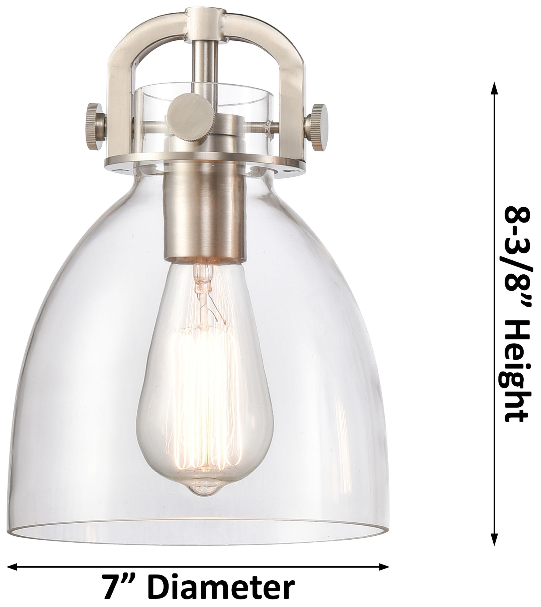 Image 2 Newton Bell 26"W 6 Light Matte Black Stem Chandelier With White Shade more views