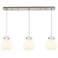 Newton Bell 27.25"W 12 Light Matte Black Multi Pendant w/ Light Smoke