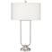 Newton Brushed Nickel U-Shaped Table Lamp