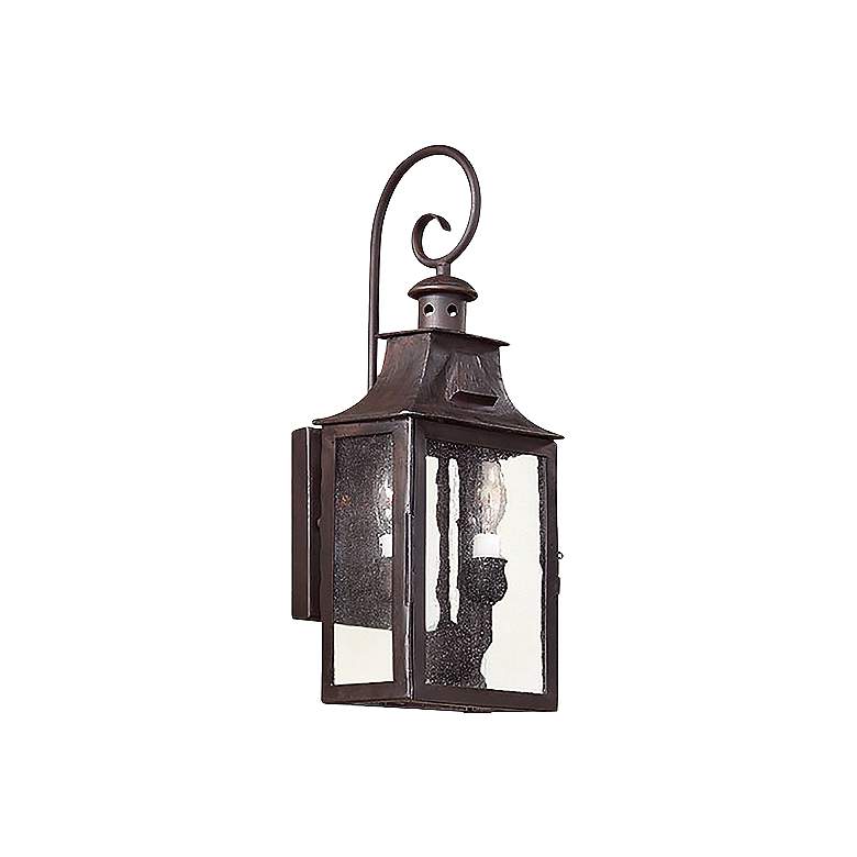 Image 2 Newton Collection 17 1/2" High Scroll Arm Outdoor Wall Light