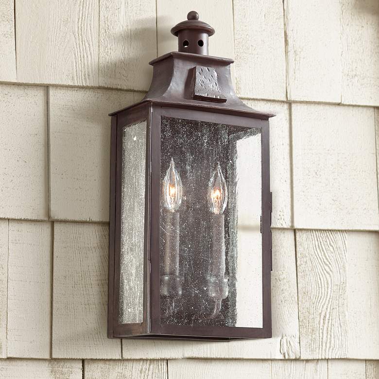 Image 2 Newton Collection 19 1/2 inch High Outdoor Wall Light