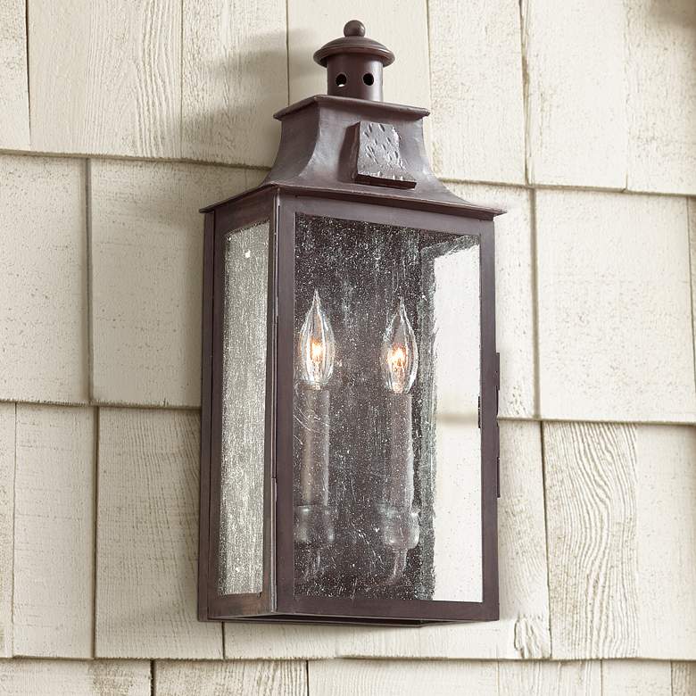 Image 1 Newton Collection 19 1/2 inch High Outdoor Wall Light