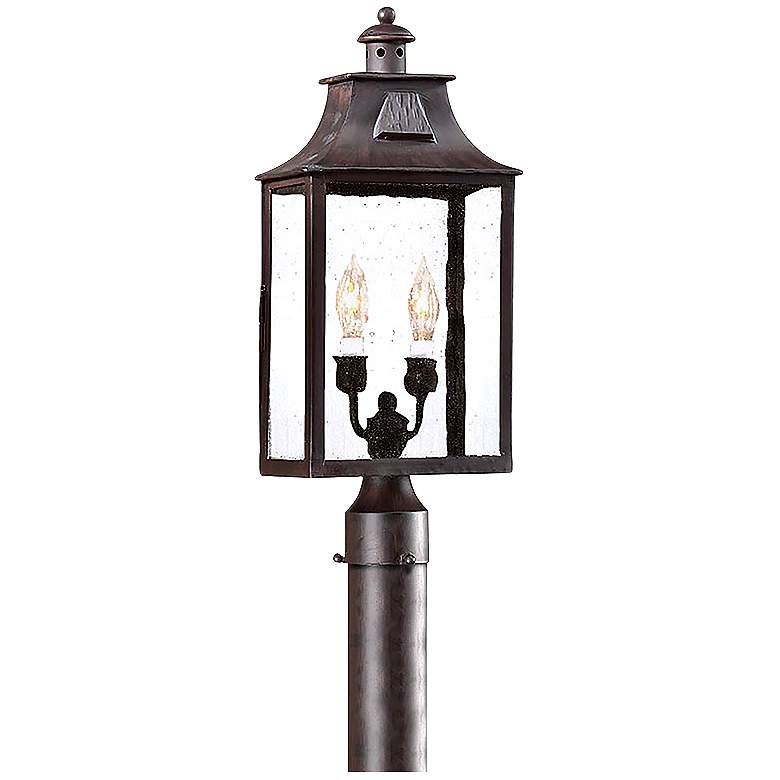 Image 1 Newton Collection 20 3/4 inch High Outdoor Post Light