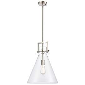 Image1 of Newton Cone 14" Brushed Satin Nickel Pendant