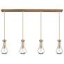 Newton Cone 15.5" Wide 3 Light Polished Nickel Multi Pendant w/ White
