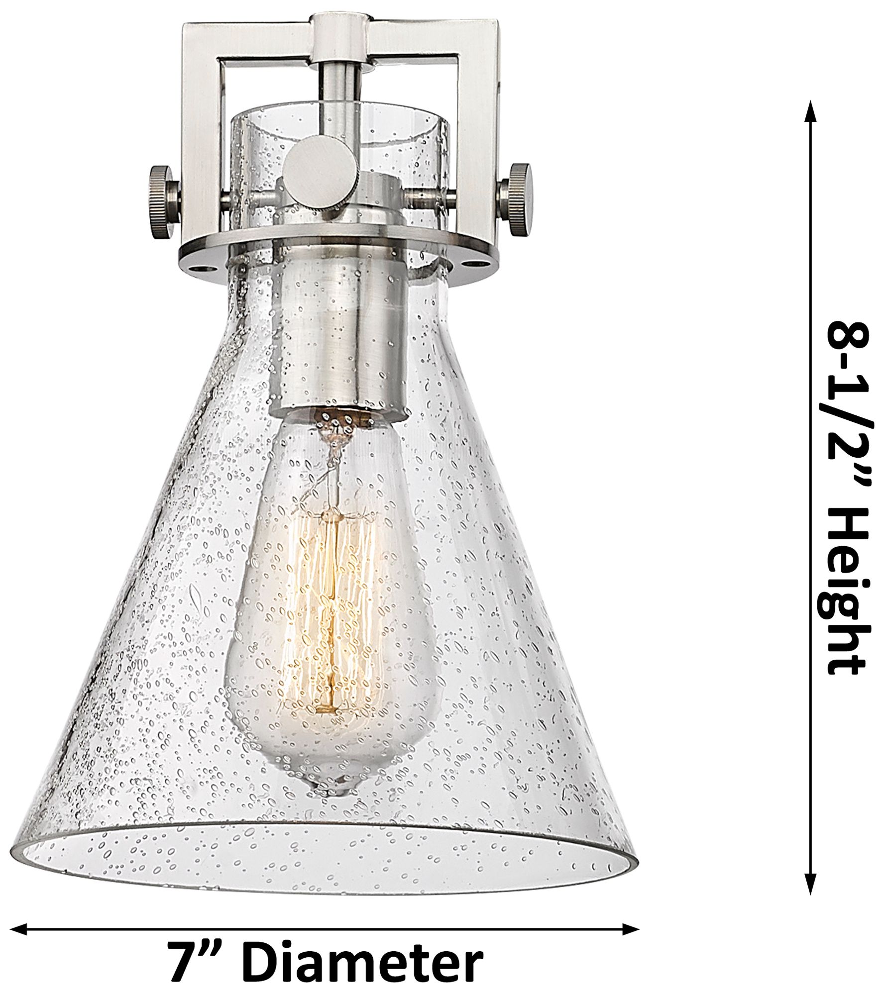 Image 2 Newton Cone 26"W 6 Light Brushed Brass Stem Chandelier With White Shade more views