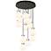 Newton Cone 39.75" Wide 3 Light Matte Black Linear Pendant With Seedy
