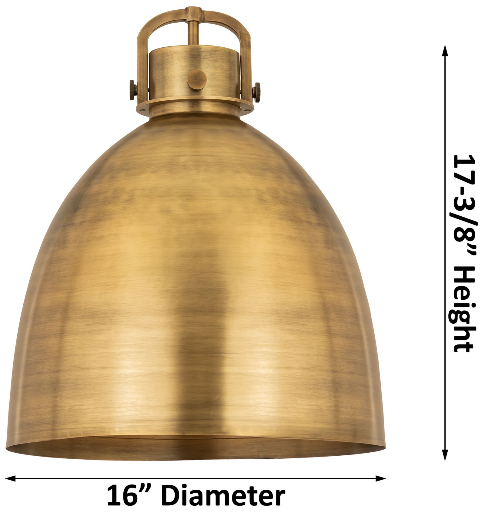 Image 3 Newton Metal Bell 16"W Matte Black Stem Hung Pendant w/ Matte Black Sh more views