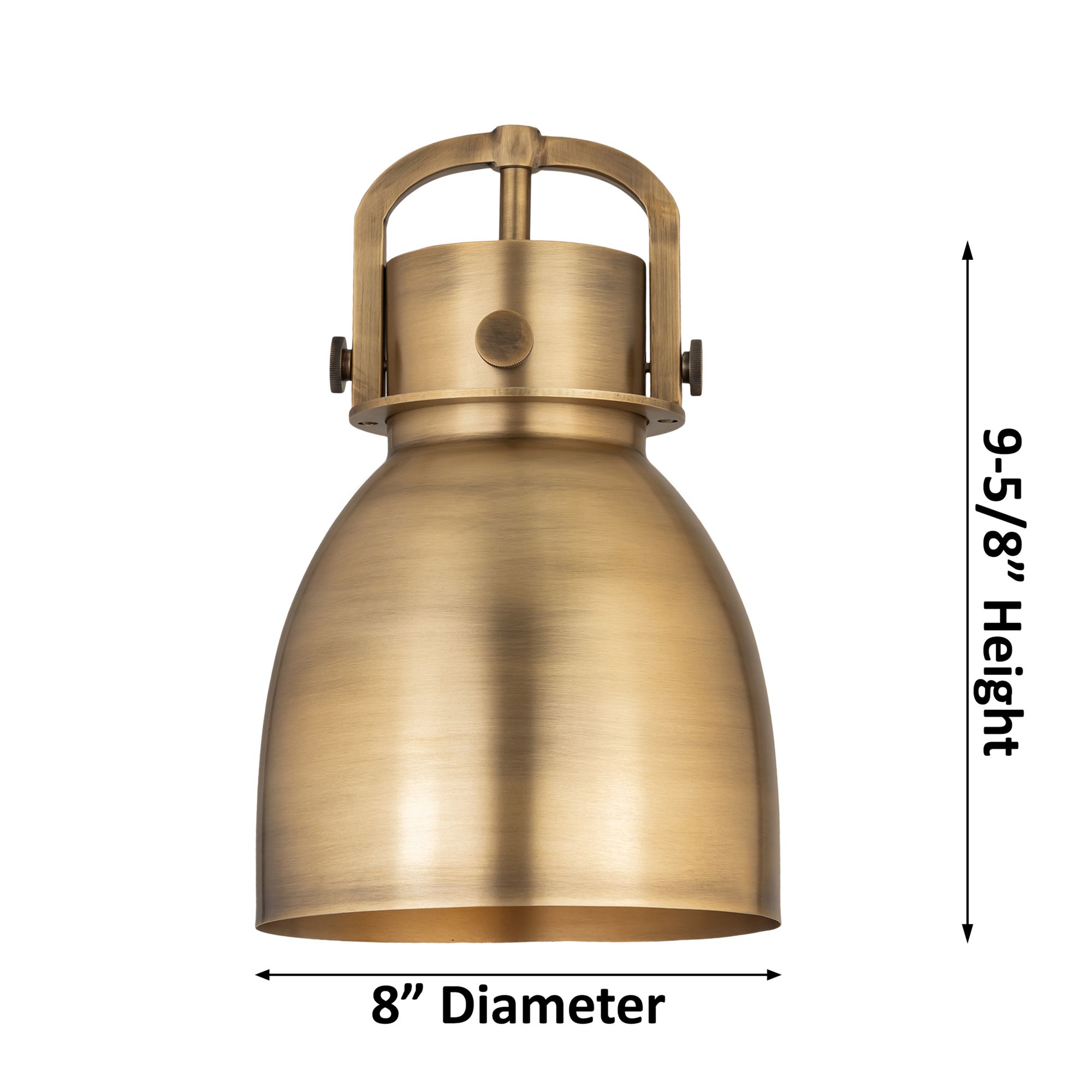 Image 3 Newton Metal Bell 8" Wide Satin Nickel Flush Mount With Matte White Sh more views