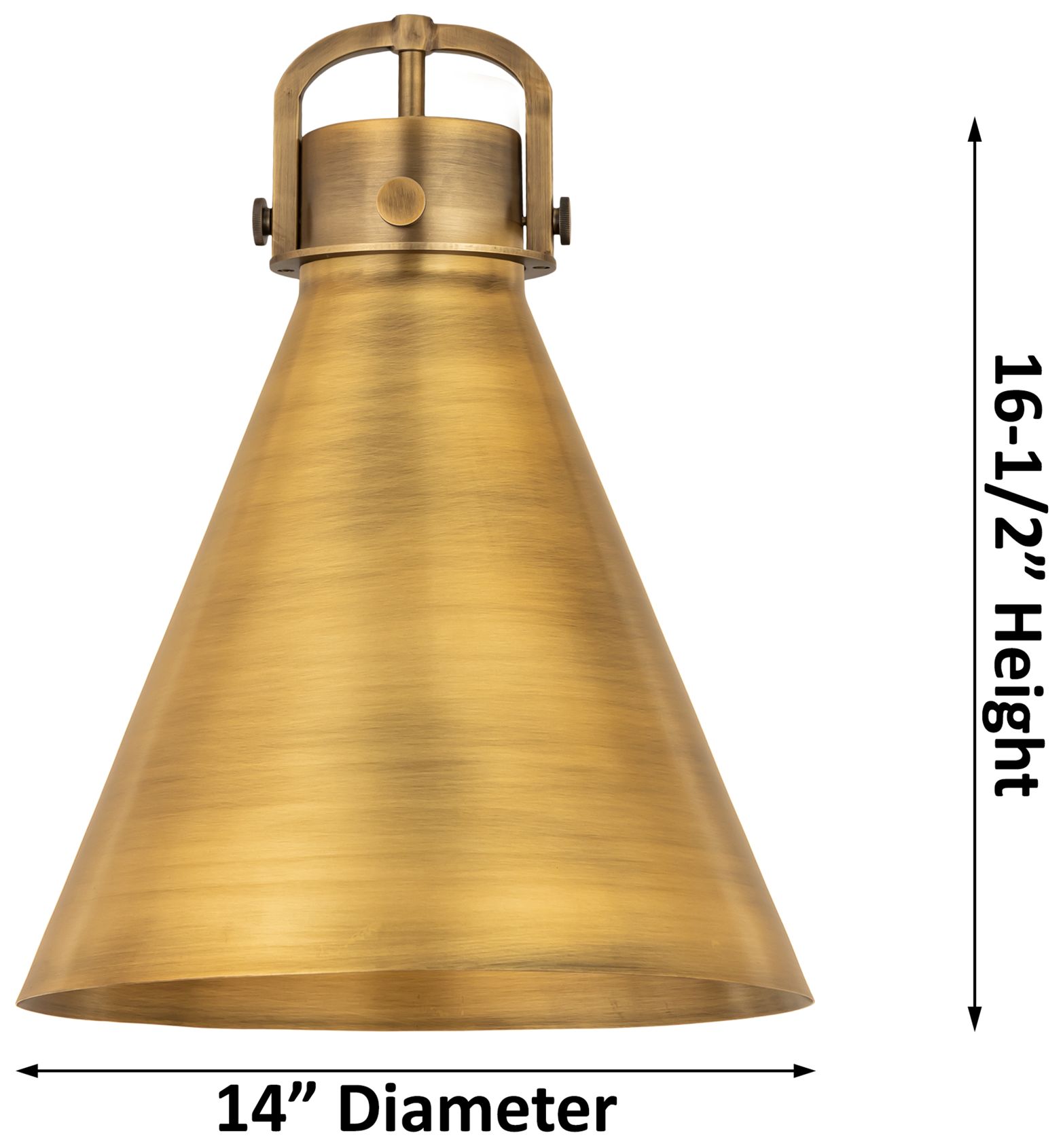 Image 4 Newton Metal Cone 14" Wide Satin Nickel Corded Pendant w/ Matte White  more views