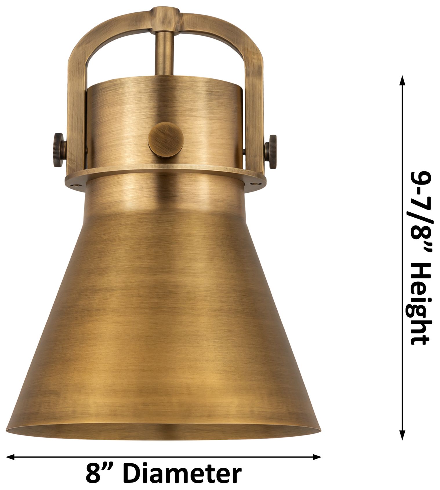 Image 4 Newton Metal Cone 8"W Matte Black Cord Hung Pendant w/ Matte Black Sha more views