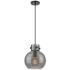 Newton Sphere 10" Wide Matte Black Mini Pendant