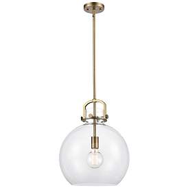 Image1 of Newton Sphere 14" Brushed Brass Pendant