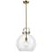 Newton Sphere 14" Brushed Brass Pendant