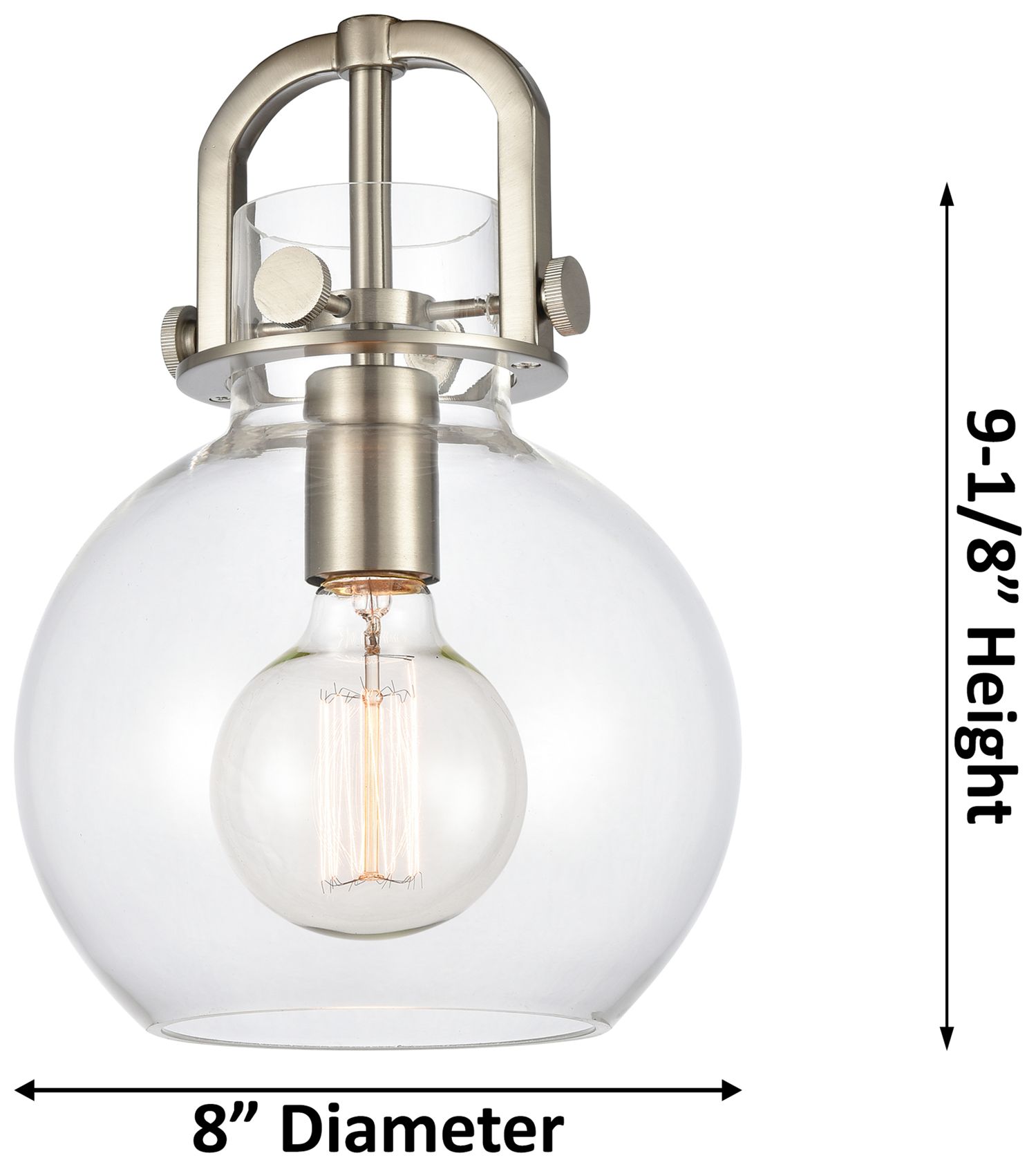 Image 6 Newton Sphere 14" High Brushed Brass Sconce With Matte White Glass Sha more views