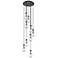 Newton Sphere 27.25"W 12 Light Polished Nickel Multi Pendant w/ Clear