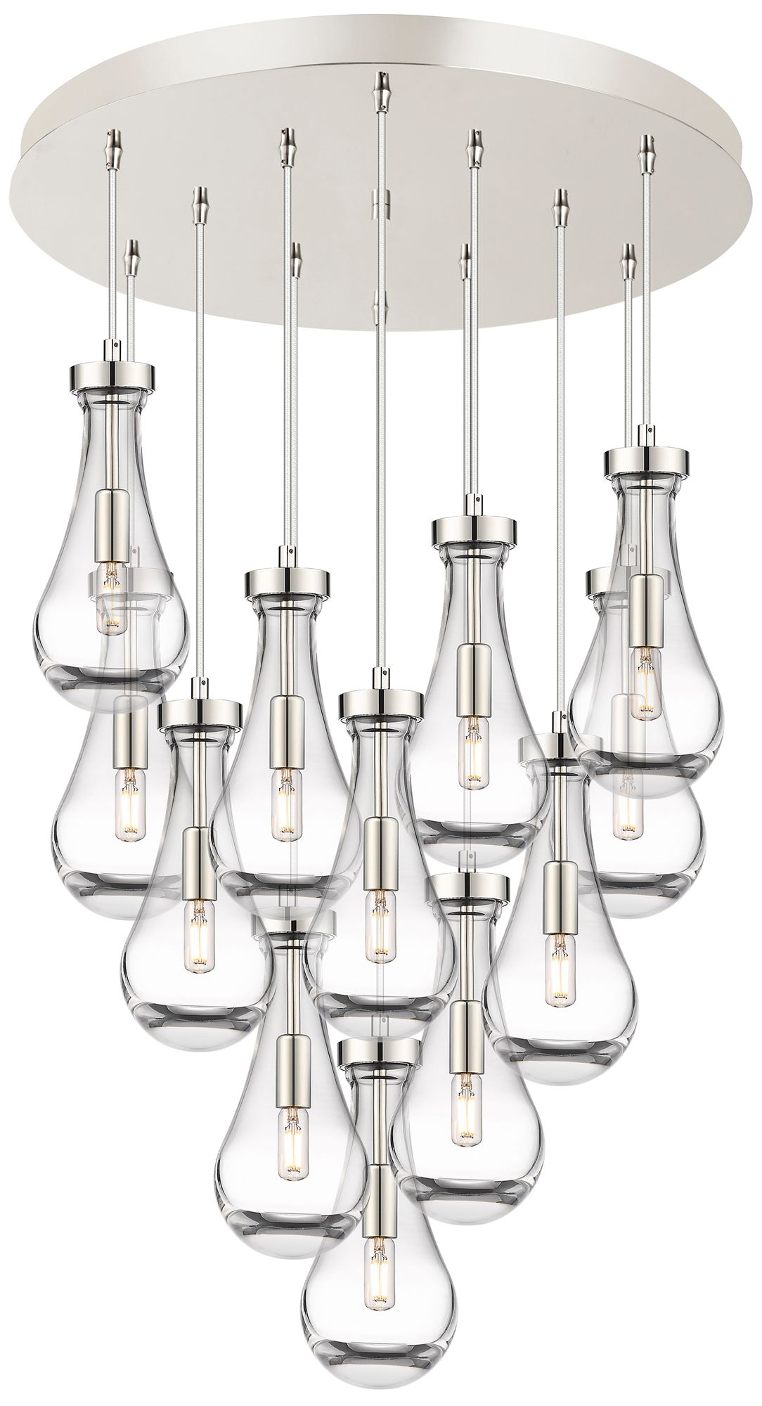 Newton Sphere 39.75" Wide 5 Light Matte Black Linear Pendant w/ White