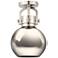 Newton Sphere 8"W Polished Nickel Flush Mount With Polished Nickel Sha