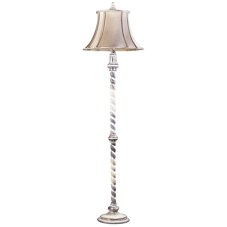 Image 1 Newtown Imperial Silver Finish Floor Lamp