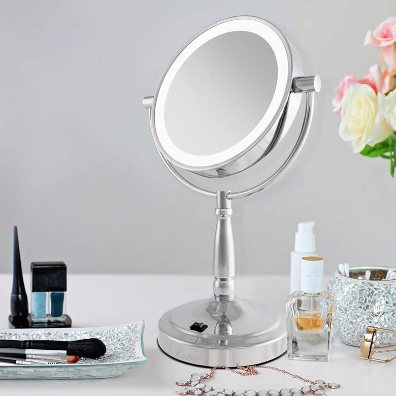 Image 1 Next Generation 14" High Chrome Finish Cordless LED Vanity Mirror