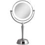 1_Next Generation 19" High Satin Nickel Cordless LED USB Vanity Mirror