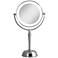 Next Generation 19" High Satin Nickel Cordless LED USB Vanity Mirror