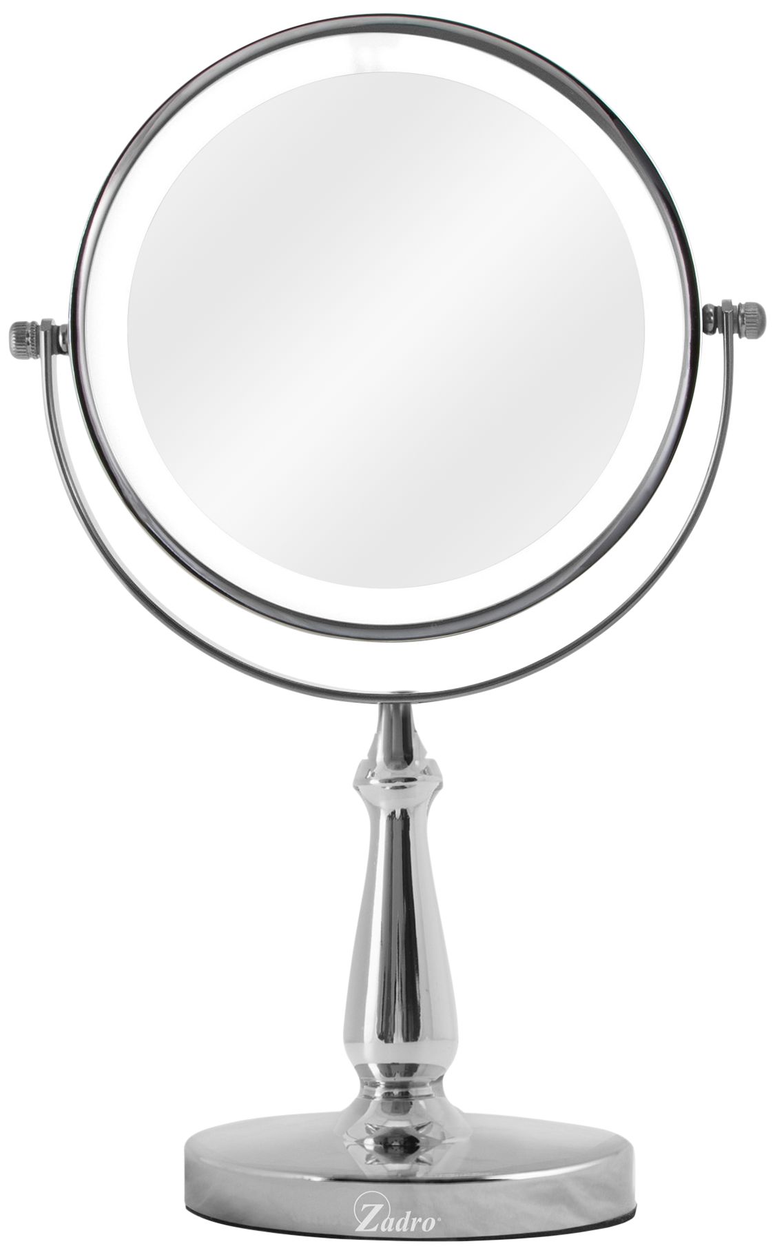 Round Wall mounted mirror Led purchases lighted Zadro Next Generation