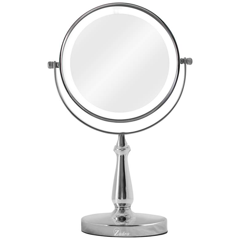 Image 1 Next Generation Chrome 1X/8X LED Cordless Vanity Mirror