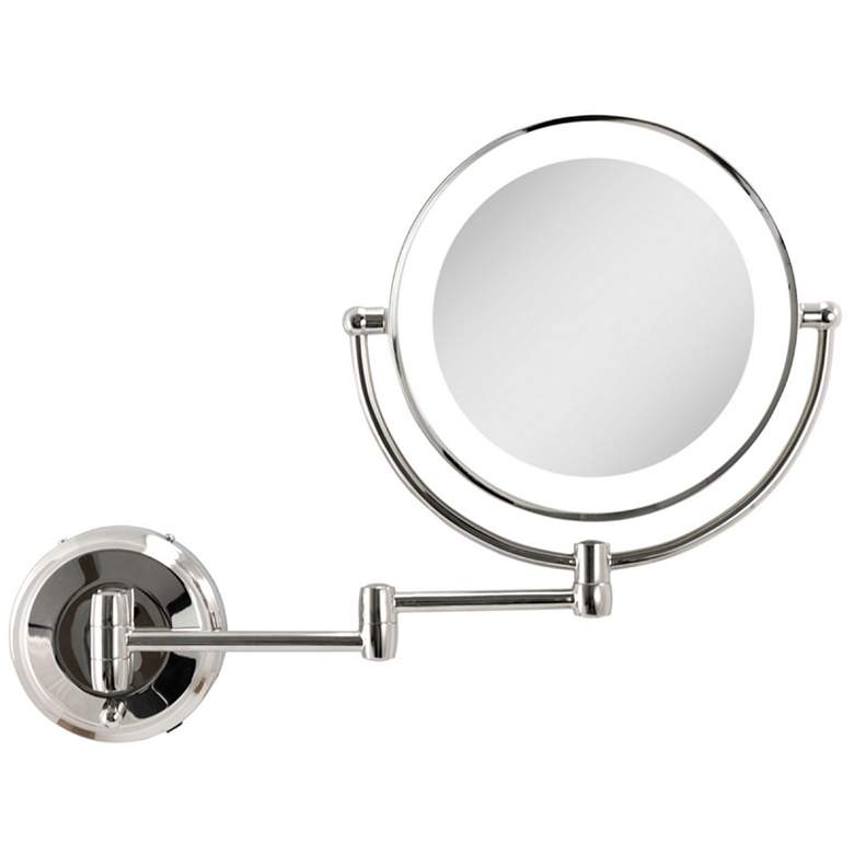 Image 2 Next Generation Chrome Finish LED Light Wall Makeup Shaving Mirror more views
