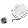 2_Next Generation Chrome Finish LED Light Wall Makeup Shaving Mirror more views