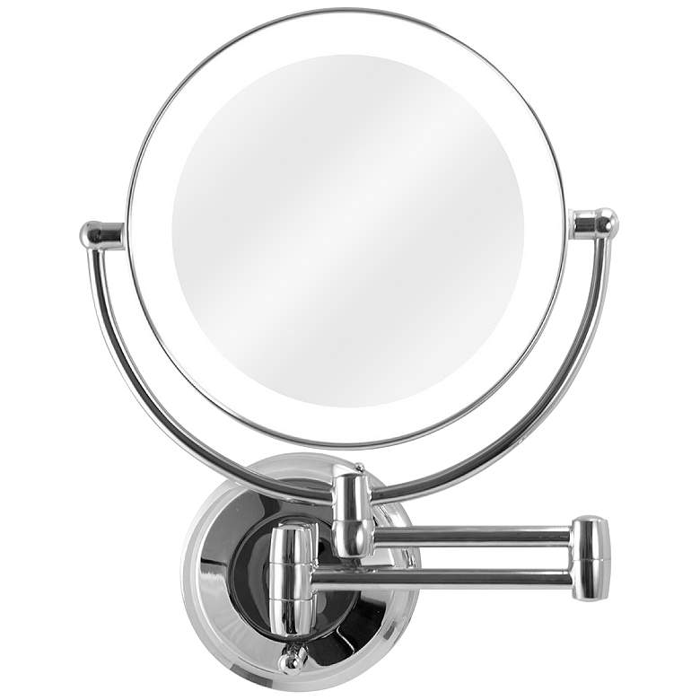 Image 1 Next Generation® Chrome LED Wall Makeup Shaving Mirror