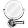 Next Generation® Chrome LED Wall Makeup Shaving Mirror
